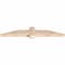 Ekena Millwork Eugene Smooth Timber Gable Bracket, Douglas Fir, 60"W x 10"H x 3 1/2"D x 5 1/2"F, 4/12 Pitch GBW060X10X0406EUG00SDF - alternate 5